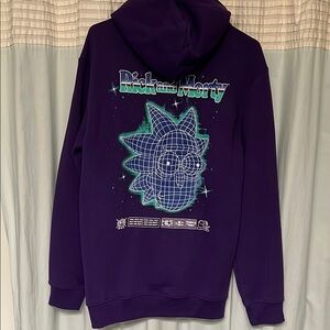 Purple Medium Rick and Morty Hoodie